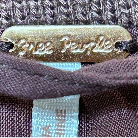 Free People Tribal Patterned Faux Fur Coat - Picture 10 of 13